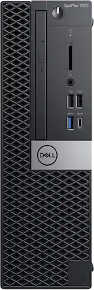 Refurbished Dell OptiPlex 7070-SFF Desktop - Intel Core i7 - 16GB Memory - 500GB SSD - Black