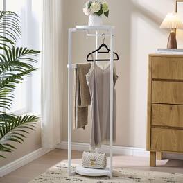 Kings Brand Furniture - David Suit Valet Stand - White