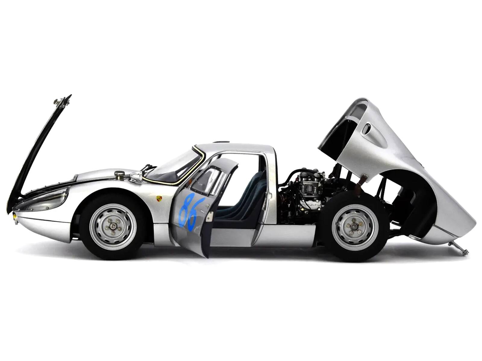 Alt View 2. CMC - Porsche 904 Carrera GTS #86 Antonio Pucci - Colin Davis Winner "Targa Florio" (1964) Limited Ed 1/18 Model Car by CMC.