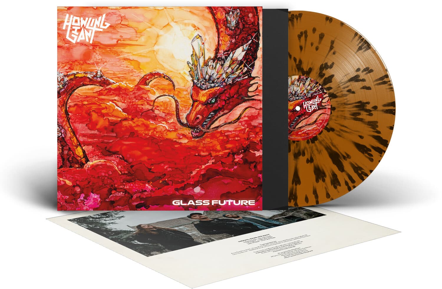 Howling Giant & Sergeant Thunderhoof - Glass Future - Orange/Black   - VINYL LP price history on PriceWatchPro
