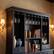 Left. Famapy - 78" Tall American Style Wine Cabinet with Storage – Fits Wine Fridge, Glass Rack, 16 Bottle Cubby, Drawers - Black.