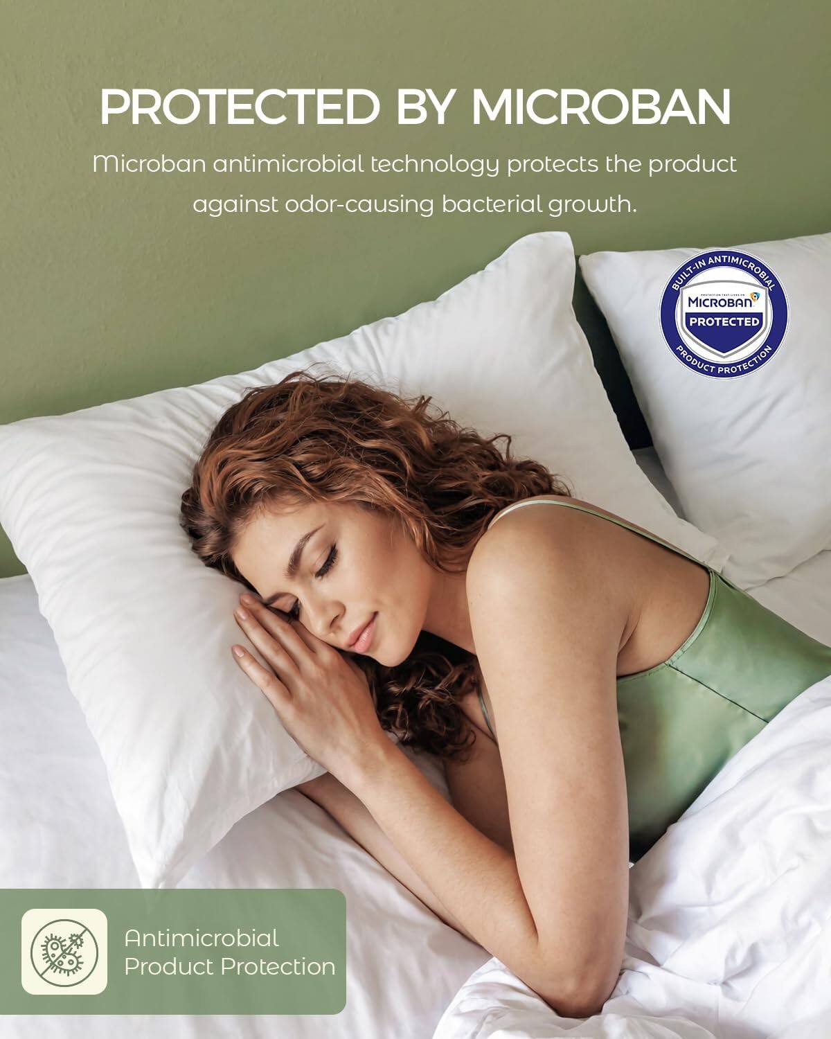 PROTECTED BY MICROBAN  
Microban antimicrobial technology protects the product against odor-causing bacterial growth.  

BUILT-IN ANTIMICROBIAL  
MICROBAN PROTECTED PRODUCT PROTECTION  

Antimicrobial Product Protection