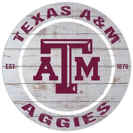 Jardine - Texas A&M Aggies 20'' x 20'' Indoor/Outdoor Weathered Circle Sign - Multicolor