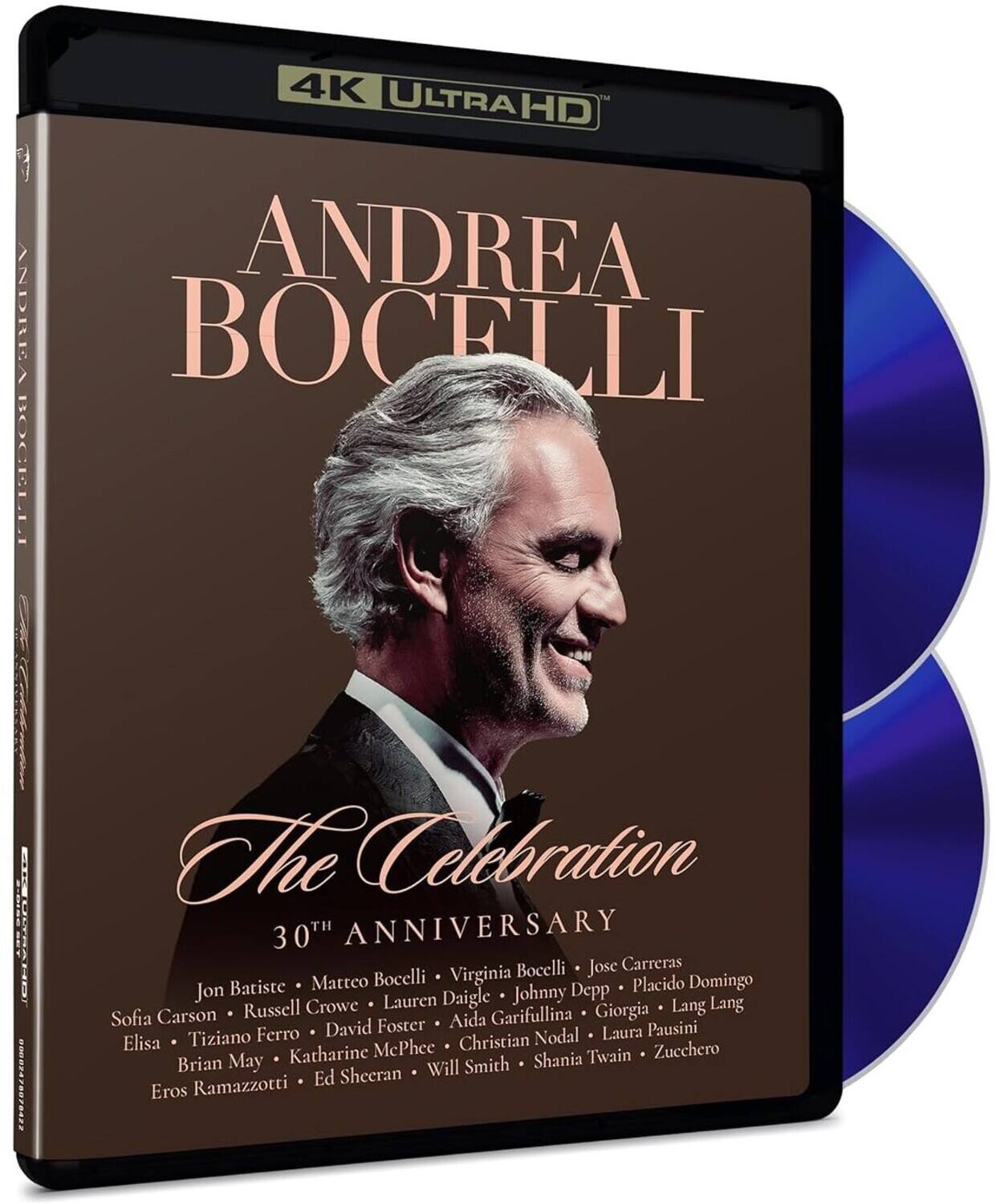 Andrea Bocelli - The Celebration: 30th Anniversary   - 4K Blu-Ray [4K Ultra HD Blu-ray]