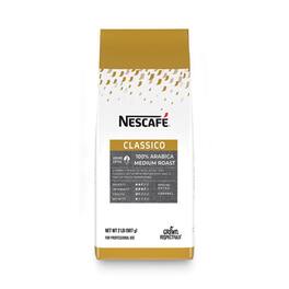 Nescafé - Classico 100% Arabica Roast Ground Coffee, Medium Blend, 2 lb Bag, 6/Carton