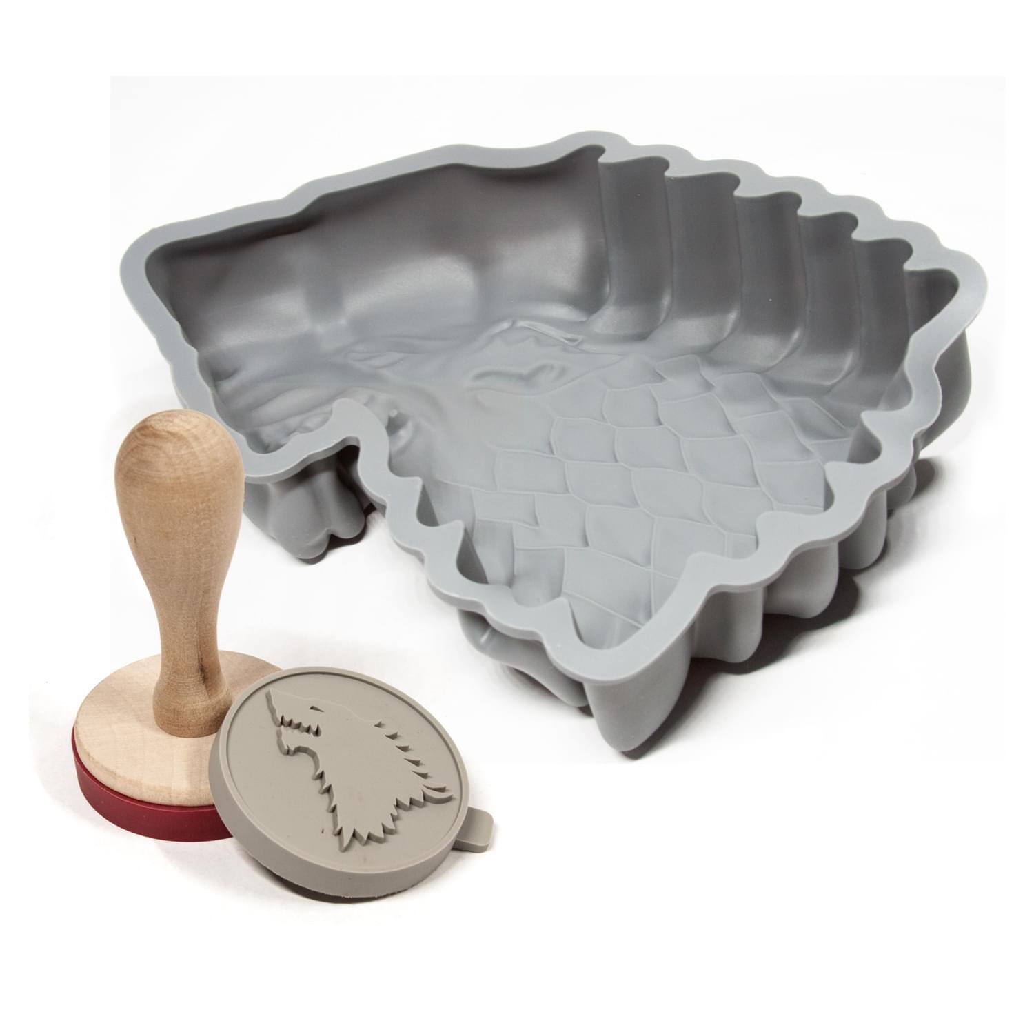 Alt View 1. Toynk - Game of Thrones Baking Set with Cookie Stamps and Cake Pan.