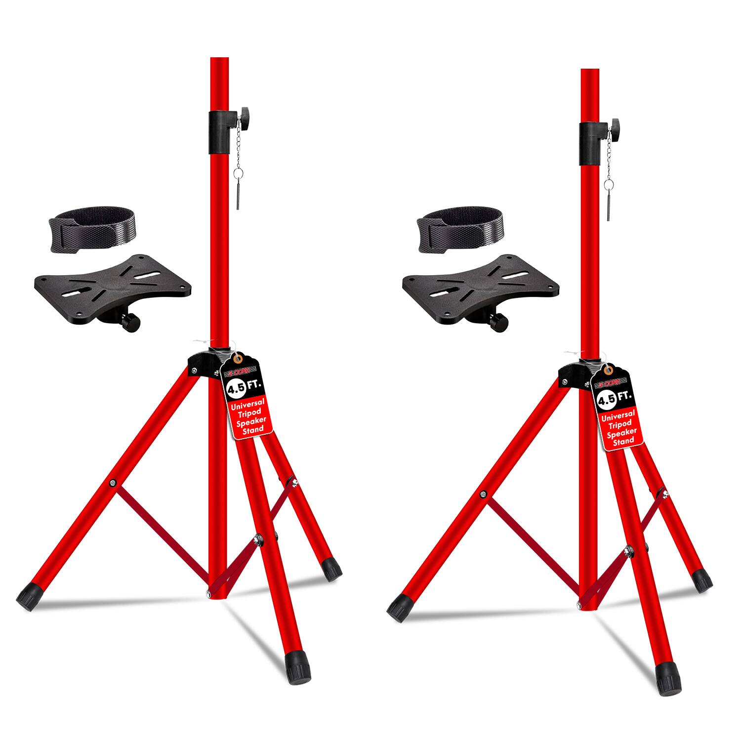 - 4.5 FT. Universal Tripod Speaker Stand
- 4.5 FT. Universal Tripod Speaker Stand