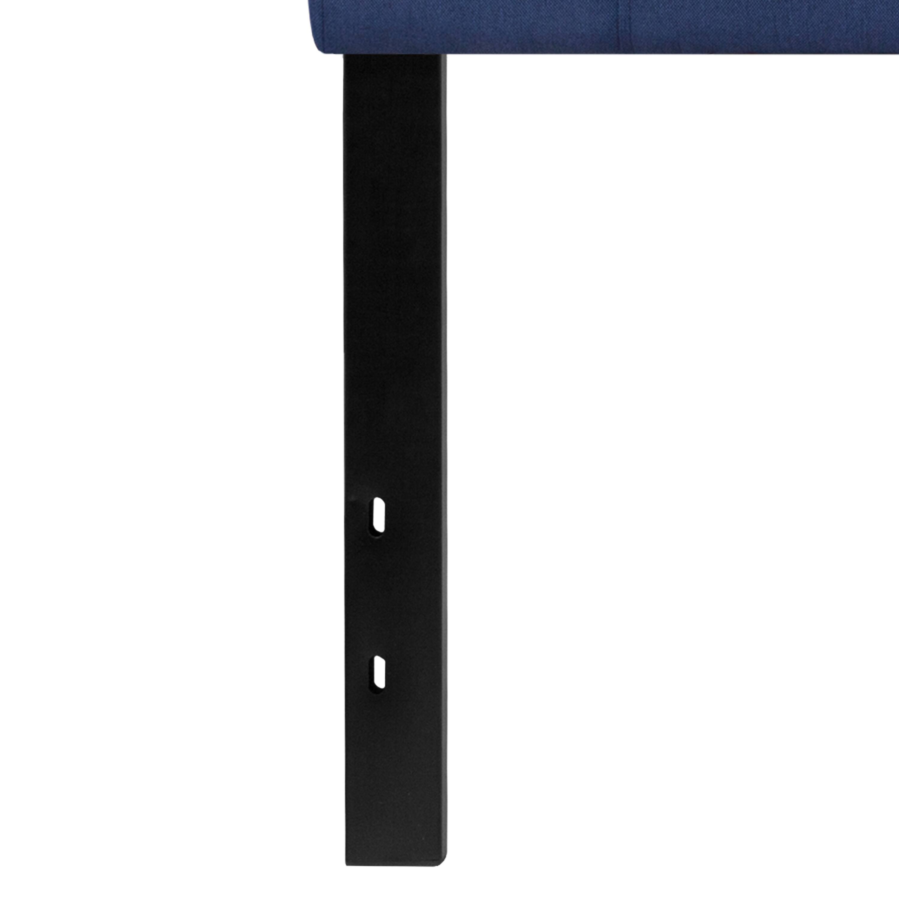 Alt View 7. Emma + Oliver - Quilted Tufted Upholstered Headboard - Navy.