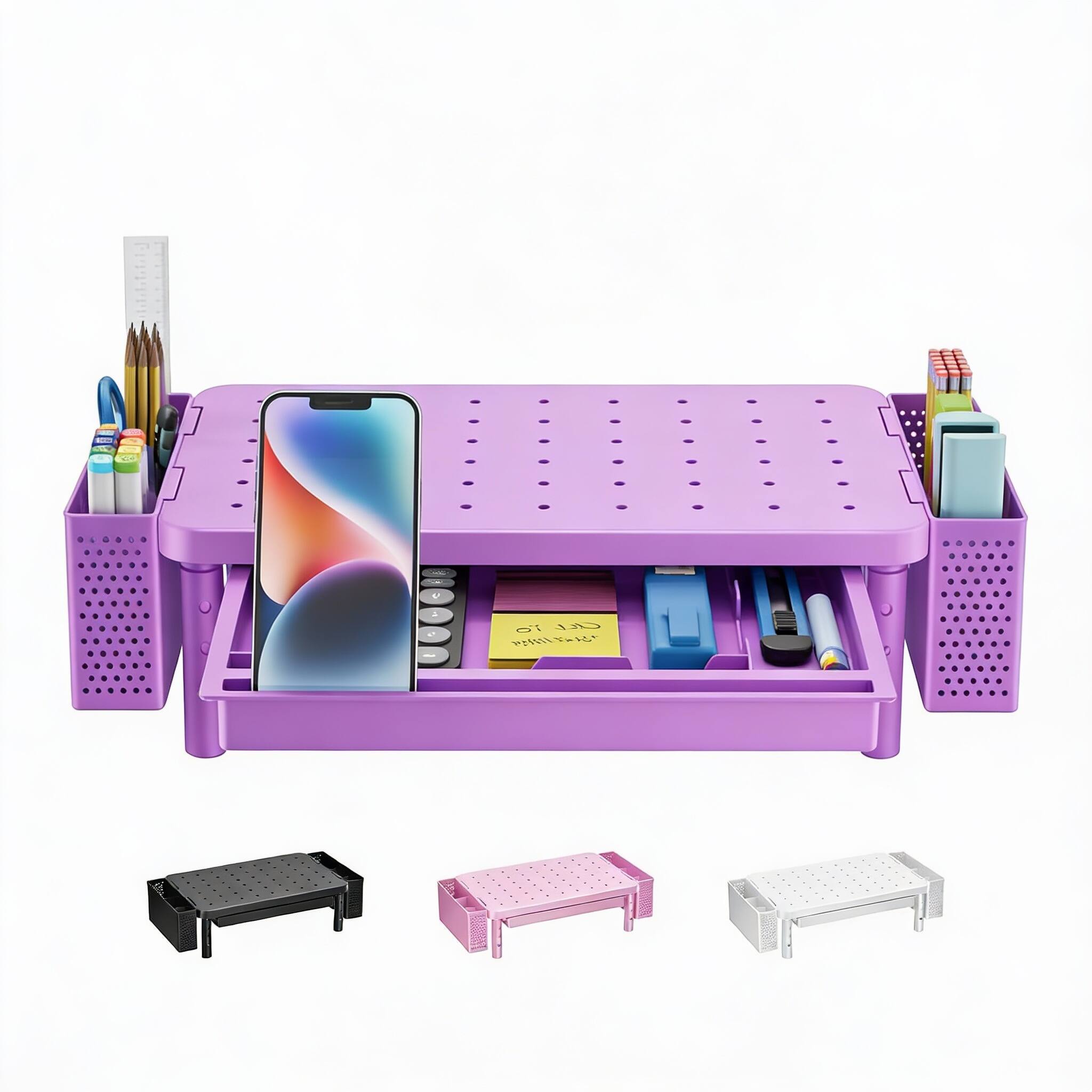 Violet with Drawer and Pen Holder 3-Level