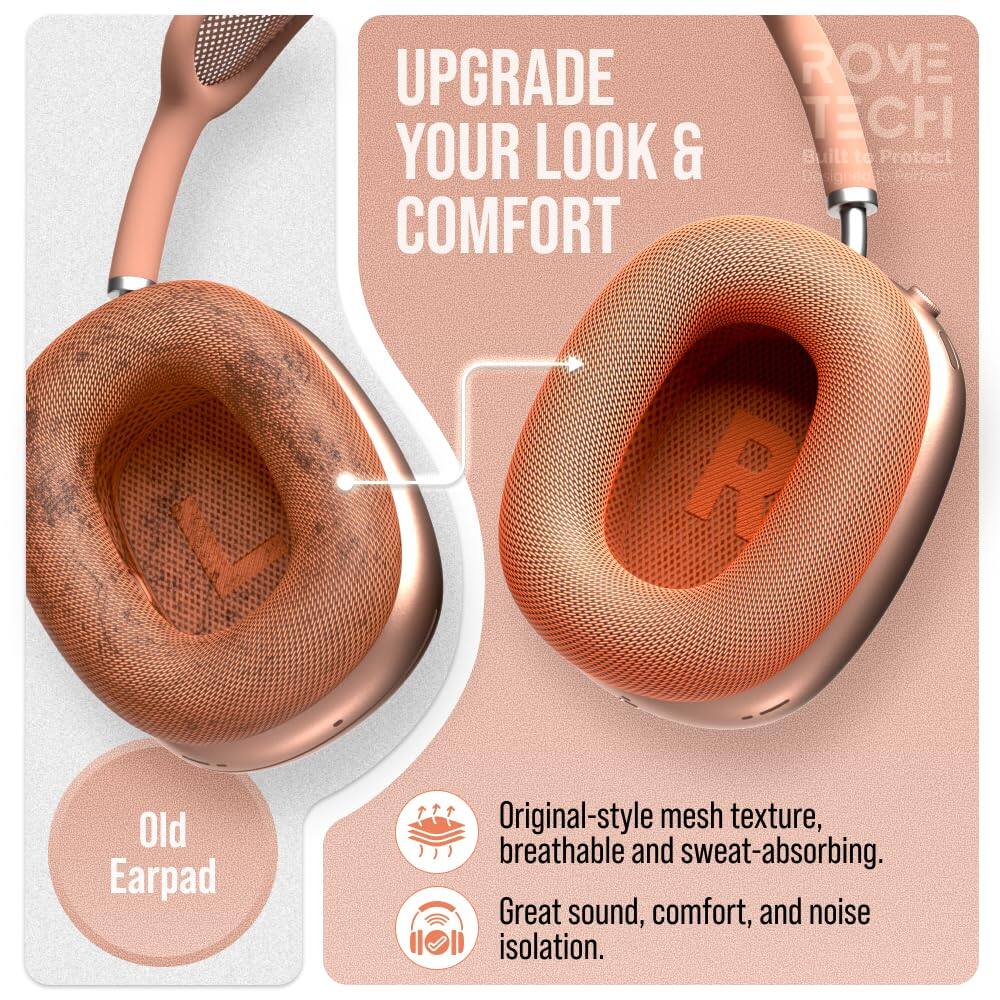 UPGRADE YOUR LOOK & COMFORT

ROME TECH Built to Protect

Old Earpad

Original-style mesh texture, breathable and sweat-absorbing. Great sound, comfort, and noise isolation.