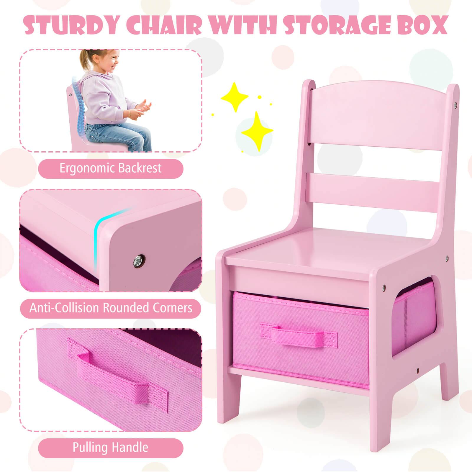 STURDY CHAIR WITH STORAGE BOX

Ergonomic Backrest
Anti-Collision Rounded Corners
Pulling Handle