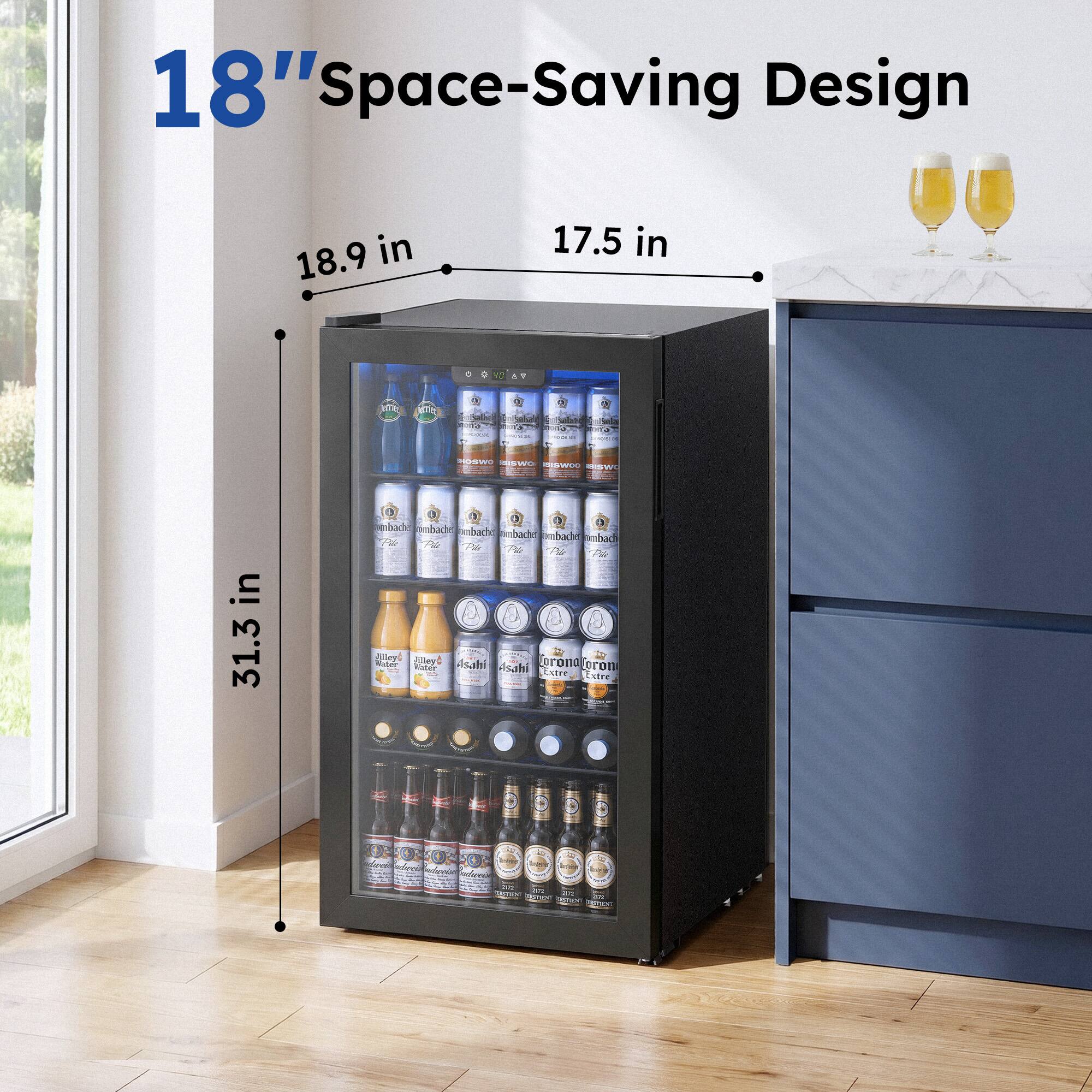 18" Space-Saving Design  
18.9 in  
17.5 in  
31.3 in