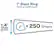 1" Slant Ring
Holds up to 250 sheets.
1.4" Spine Width
1" = 250 Sheets