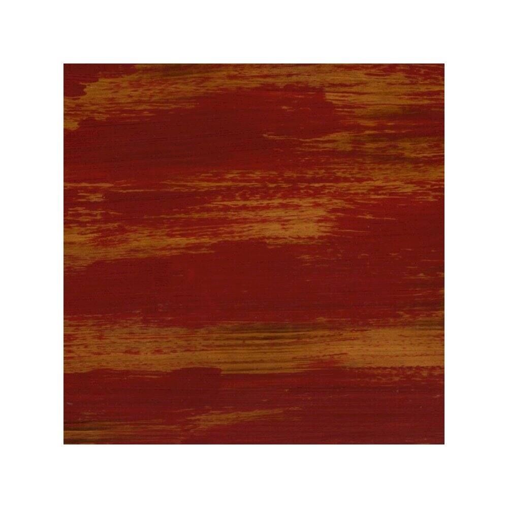 Back. Safavieh - Alec Coffee Table, Distressed Maroon - Brown.