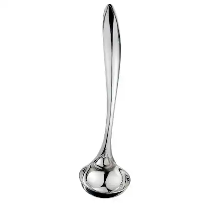 Front. Cuisipro - Stainless Steel Mini Tempo Ladle - Silver.