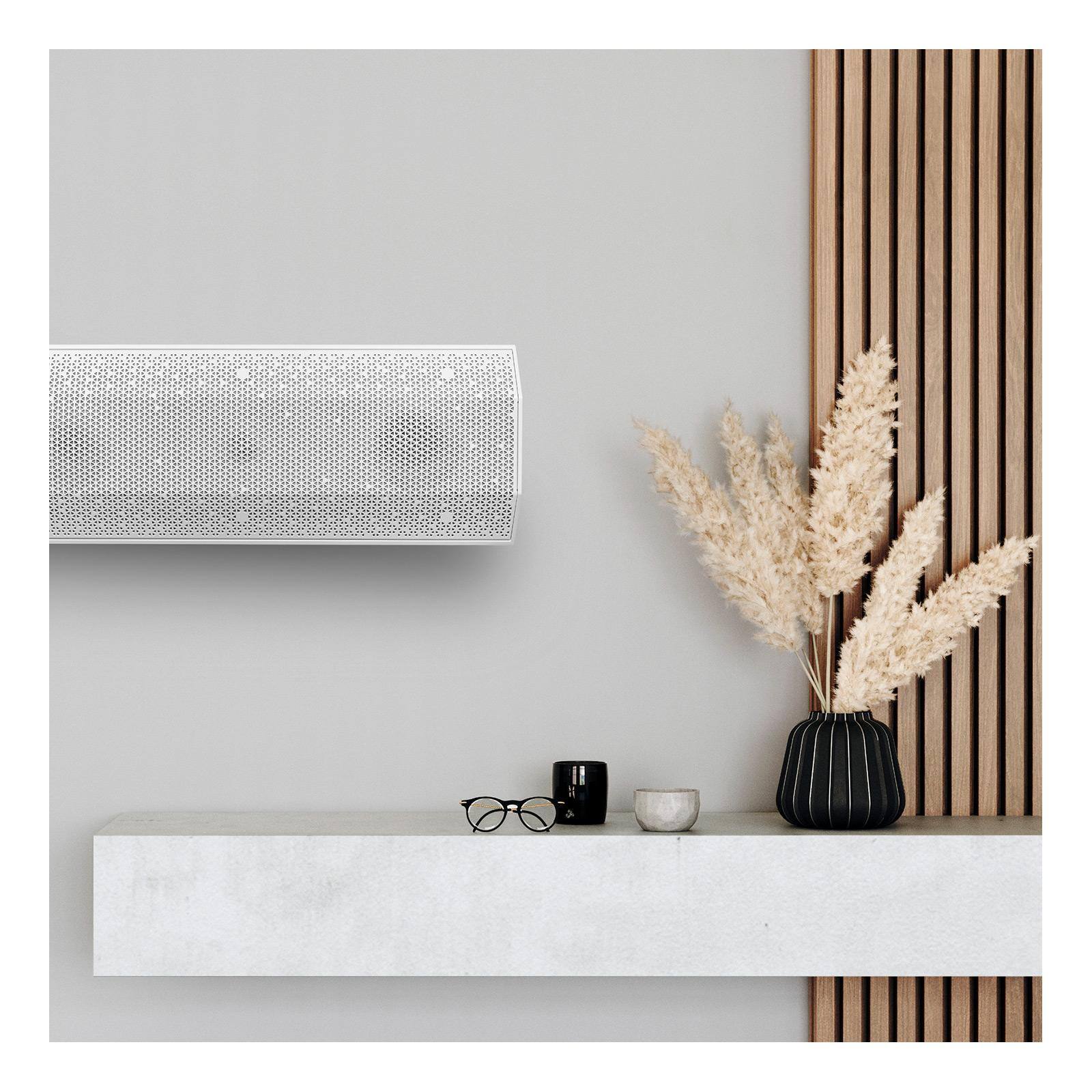 Left. Lithe Audio - IO1 Wi-Fi WiSA Speaker (Single) - White.