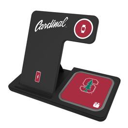 Keyscaper - Stanford Cardinal 3-In-1 Wireless Charger - Multicolor