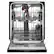Alt View 8. KitchenAid - KitchenAid - 24" Front Control Built-In Stainless Steel Tub Dishwasher with Third Level Jet Rack and 41 dBA - Black Ore - Black Ore.