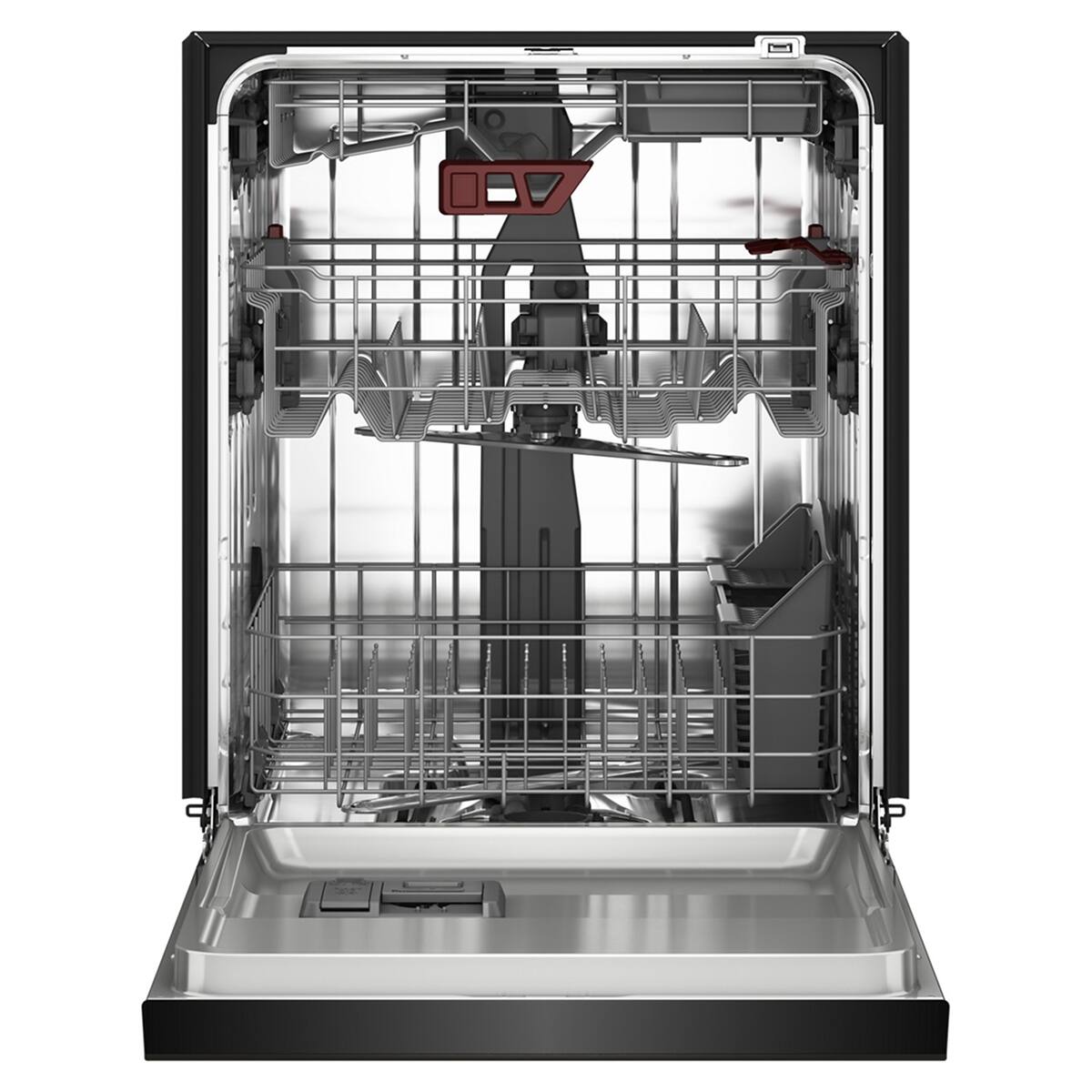 Alt View 8. KitchenAid - KitchenAid - 24" Front Control Built-In Stainless Steel Tub Dishwasher with Third Level Jet Rack and 41 dBA - Black Ore - Black Ore.
