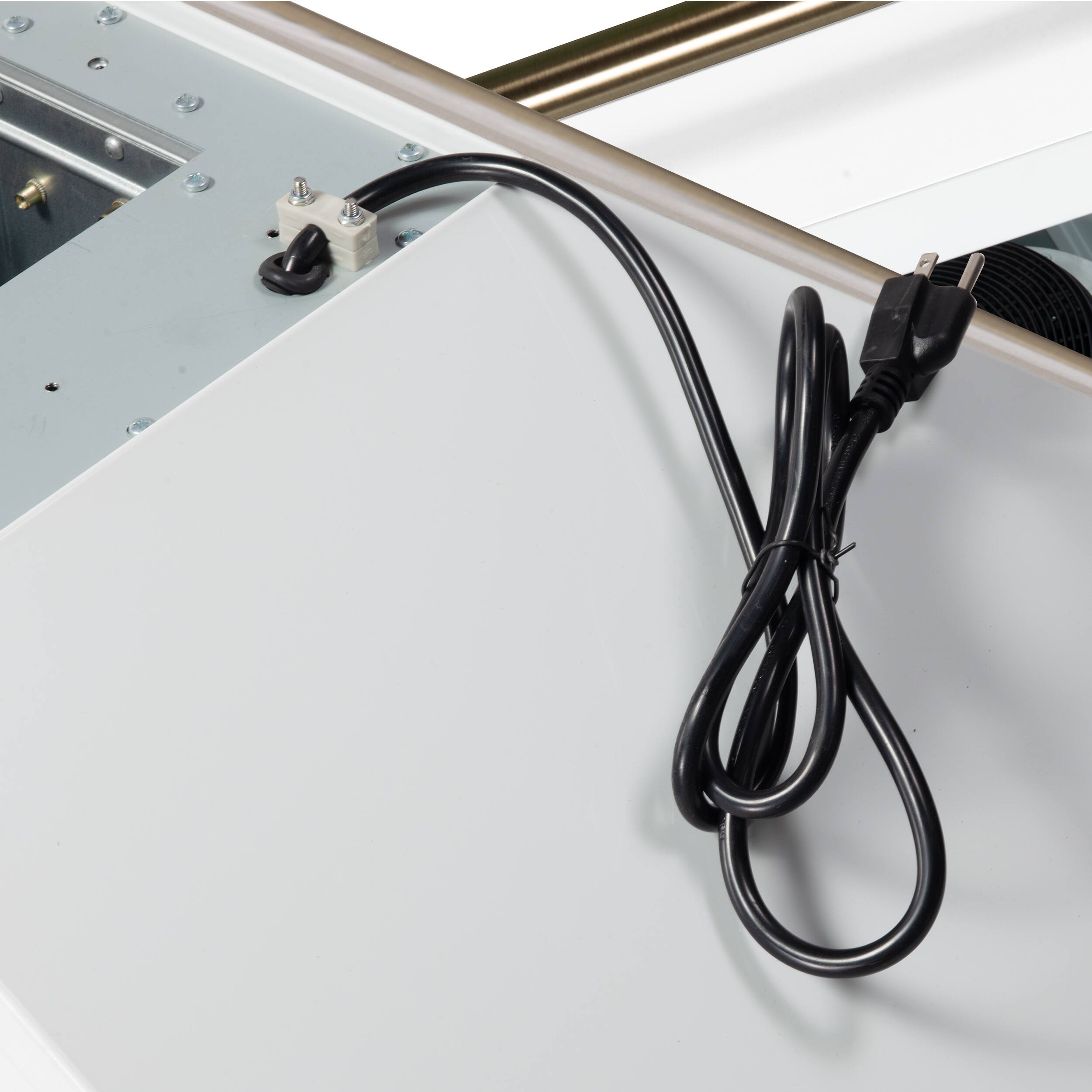 Alt View 9. Forno Appliances - Aria 48 in. Convertible Wall-Mounted Range Hood - White.