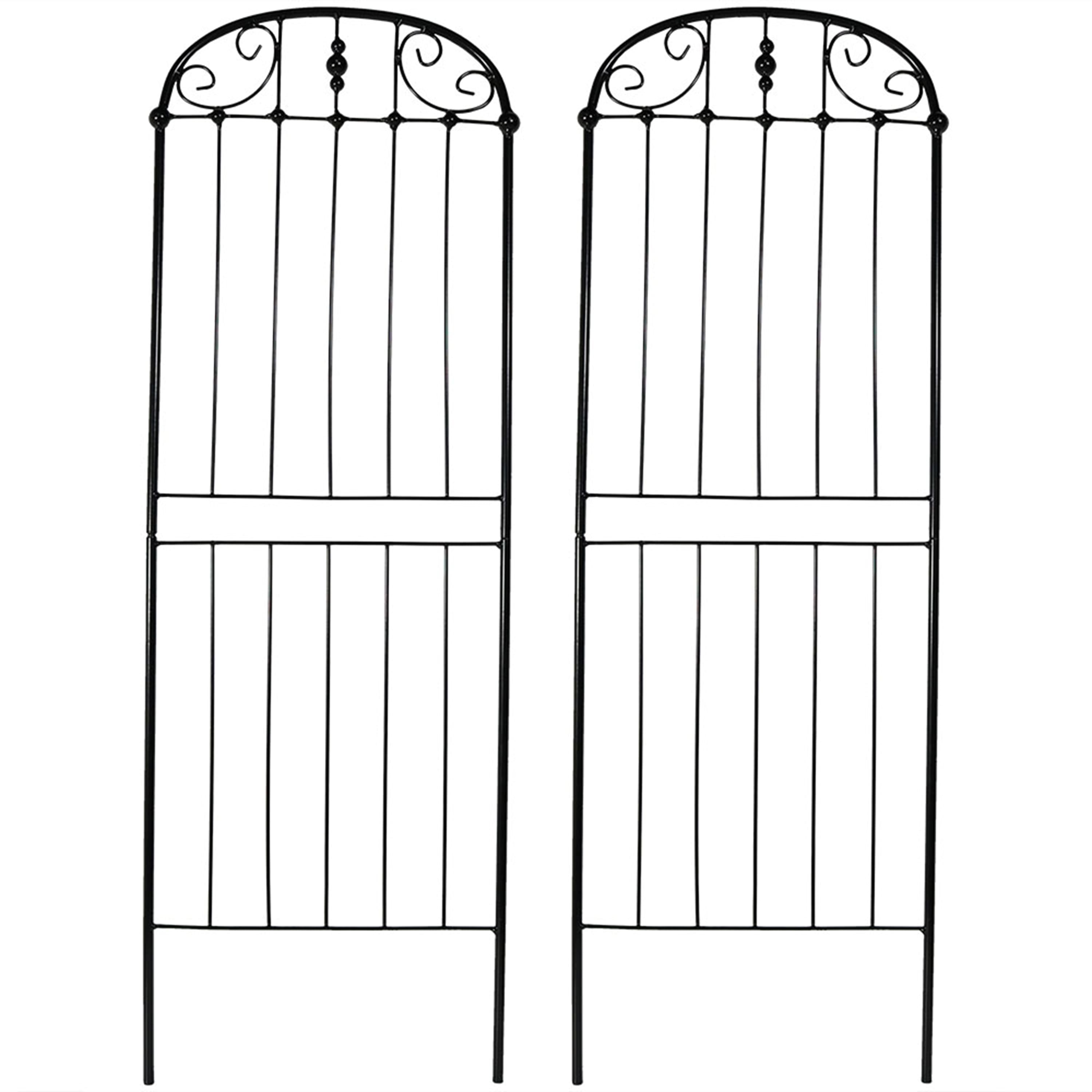 Sunnydaze - 32 in Steel Wire Traditional Garden Plant Trellis - Set of 2 - Black price history on PriceWatchPro