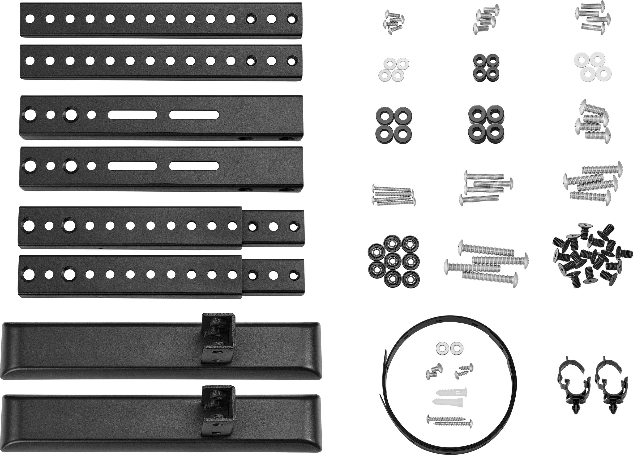 Alt View 13. Insignia™ - Universal TV Feet Replacement Kit for TVs 49 -77" or 100 lbs - Black.