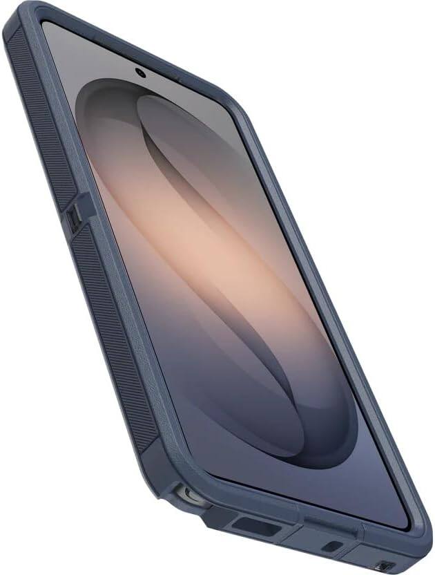 Alt View 1. OtterBox - OtterBox Galaxy S26 Ultra (Only) Defender Series XT Clear Case & Holster Clip, Built-in Magnets, Tough, Rugged & Durable - Baby Blue Jeans (Clear/Blue).