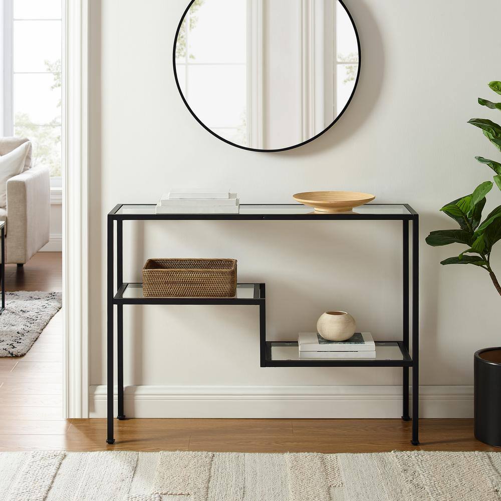 Alt View 6. Crosley Furniture - Sloane Entryway Console Table - Matte Black.