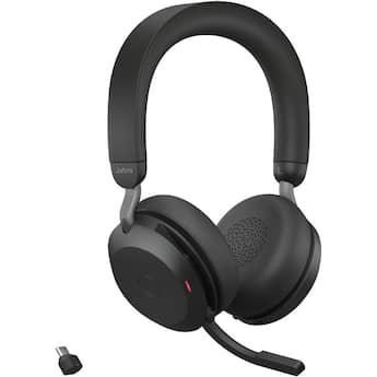 Jabra Evolve2 75 Wireless On ear Stereo Headset USB C Unified Jabra Evolve2 75 Wireless On ear Stereo Headset USB C Unified