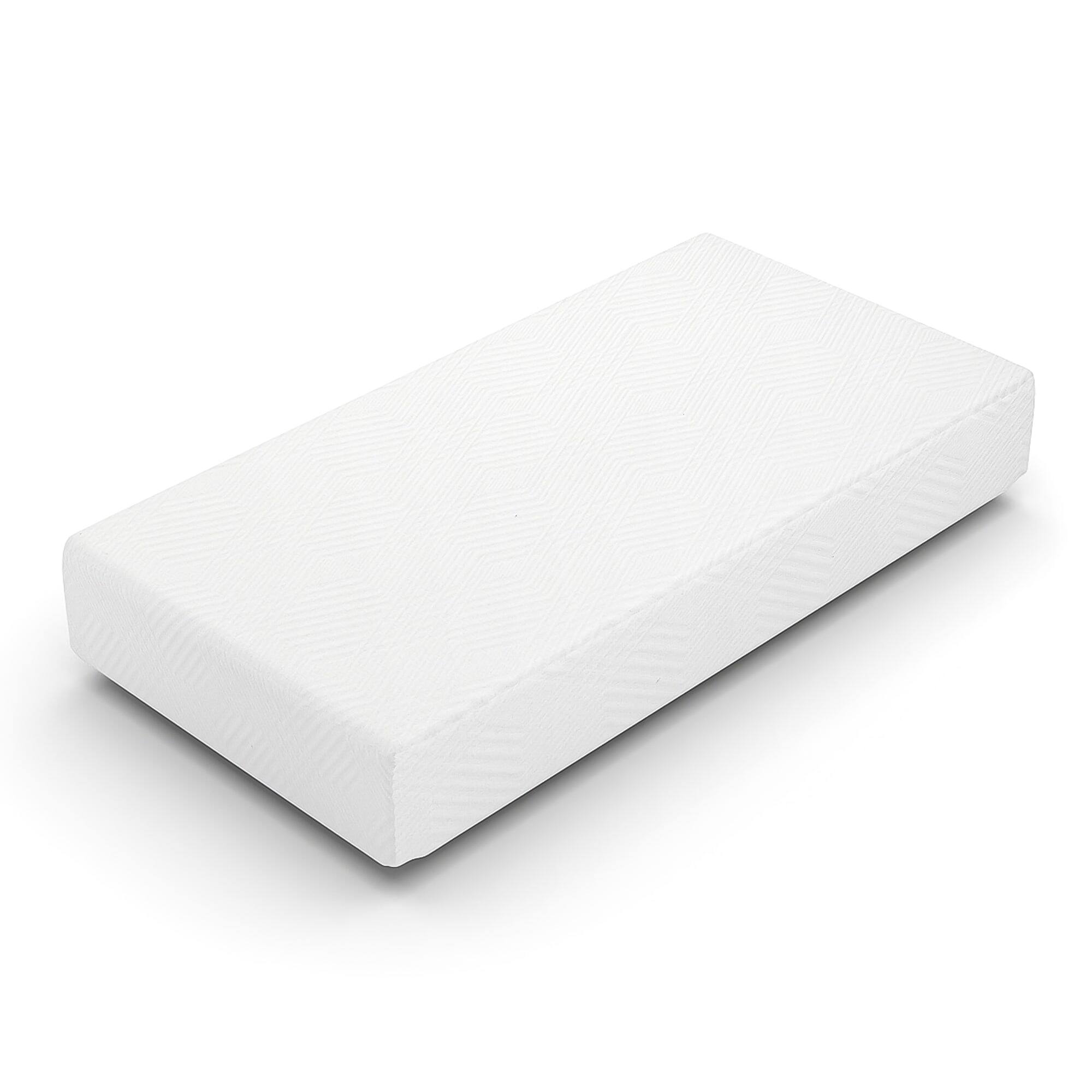 Front. Kadyn - Tea Memory Foam Mattress, Cooling Gel, Fiberglass-Free, CertiPUR-US Certified, Medium Firm - White.