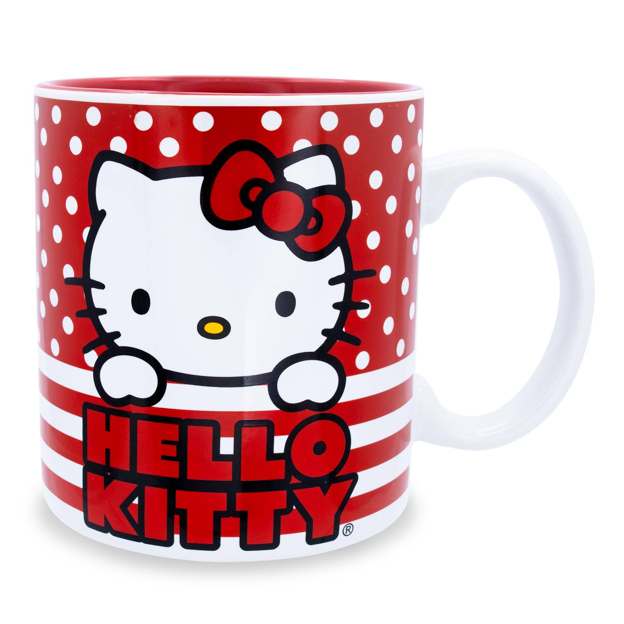 Silver Buffalo - Sanrio Hello Kitty Dots And Stripes Ceramic Mug | Holds 20 Ounces - Red price history on PriceWatchPro