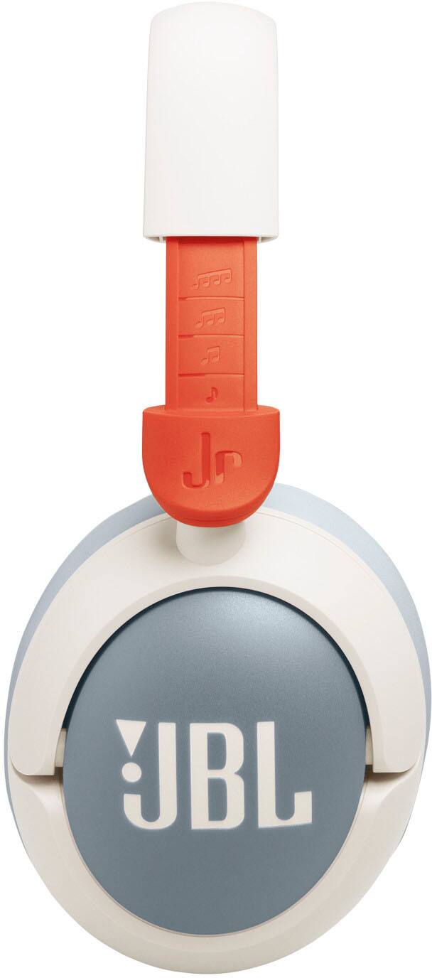 Back. JBL - Junior 470NC Wireless Noise Cancelling Kids Over-Ear Headphones - 2025 - White.