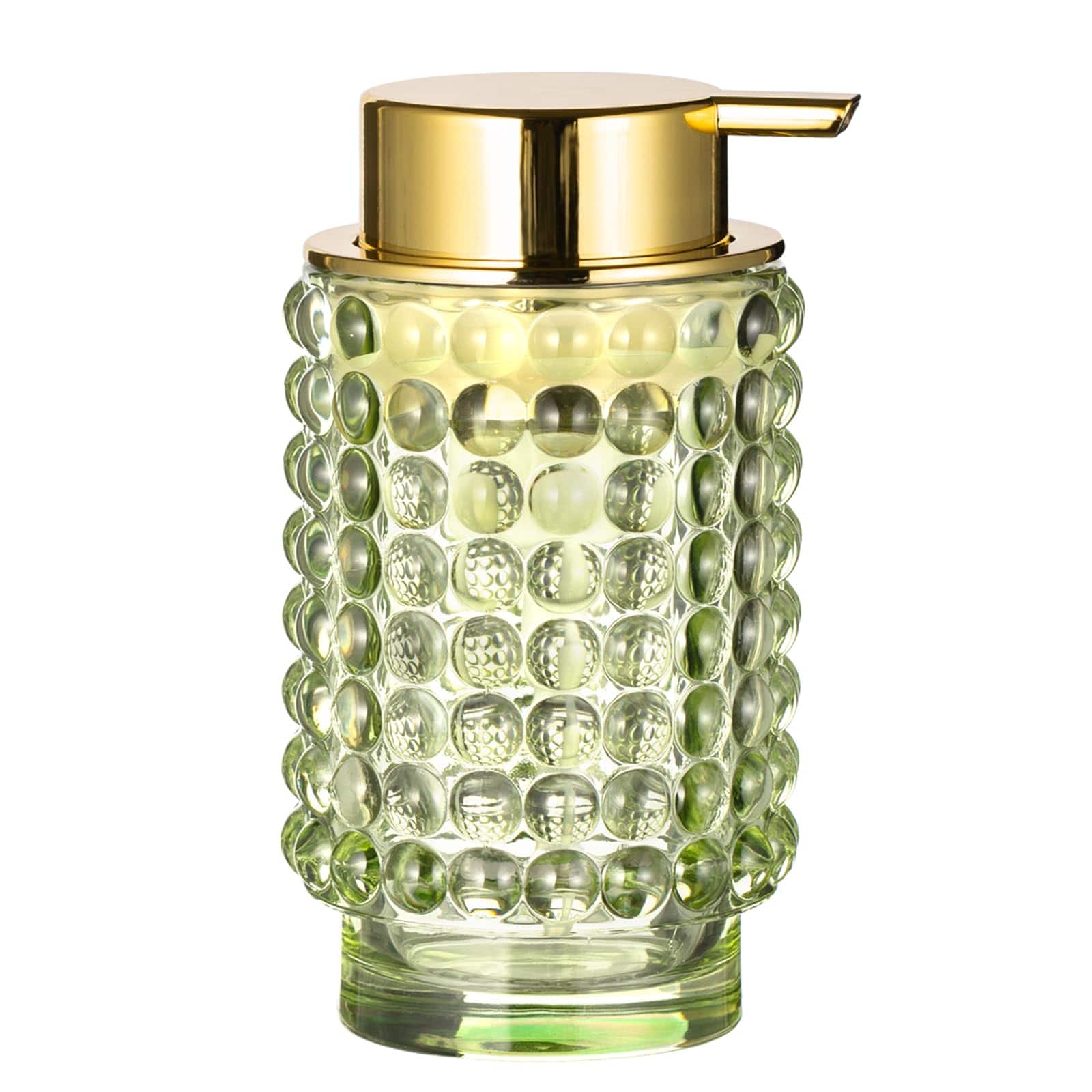 Dapper Styles - Glass Foaming Hand Soap Dispenser For Bathroom Decor With Pump foam Type - Foam Type/Green
