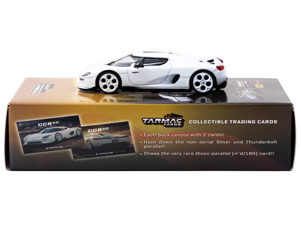 FINILE CC850 CC850 TARMAC COLLECTIBLE TRADING CARDS Each pack comes with 2 cards! Hunt down the non-serial Silver and Thunderbolt parallel! Chase the very rare Disco parallel (#d/199) card!!