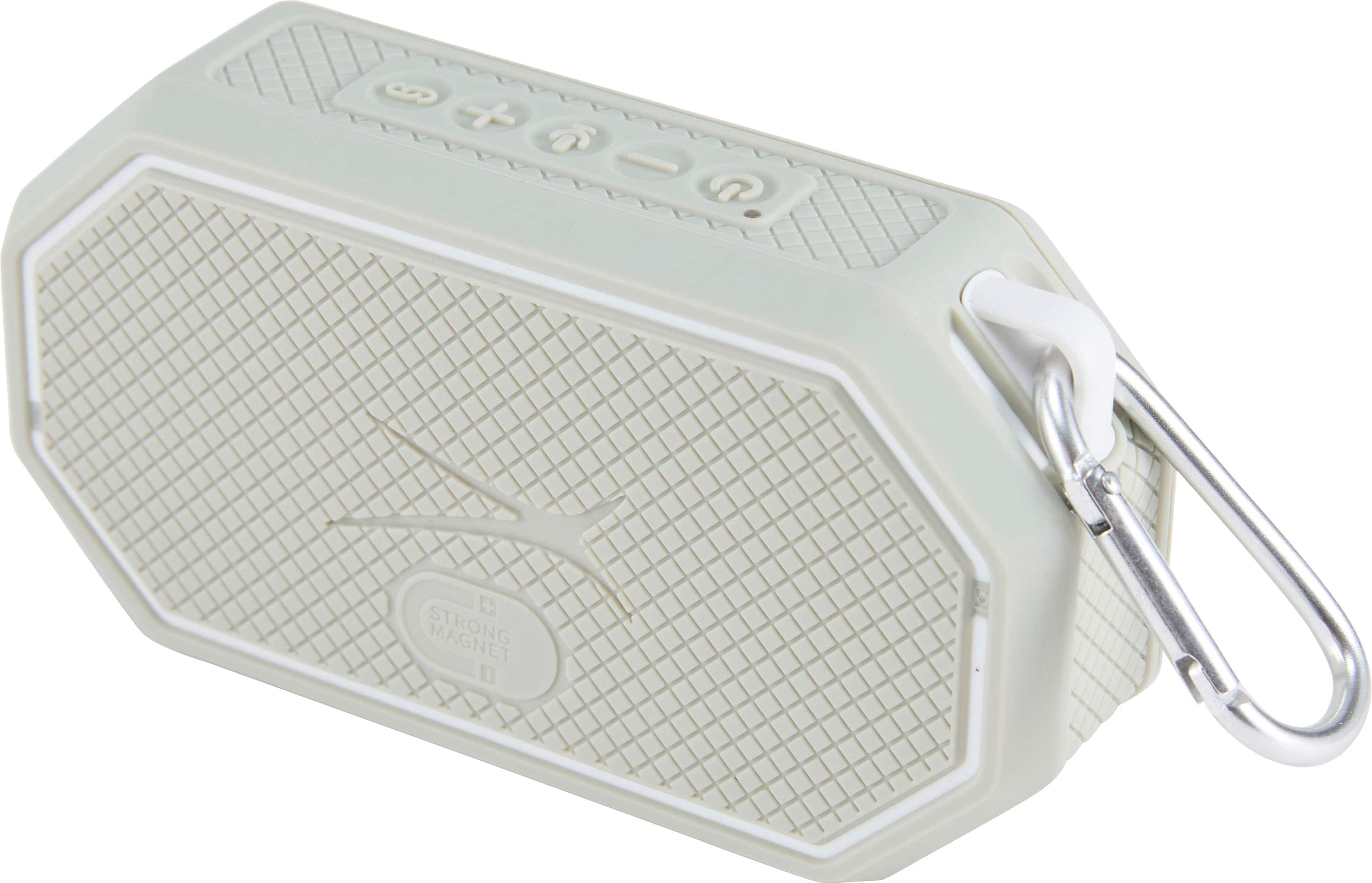 Alt View 12. Altec Lansing - Bluetooth HydraMini 2.0 EverythingProof Portable Speaker - Gray/White.