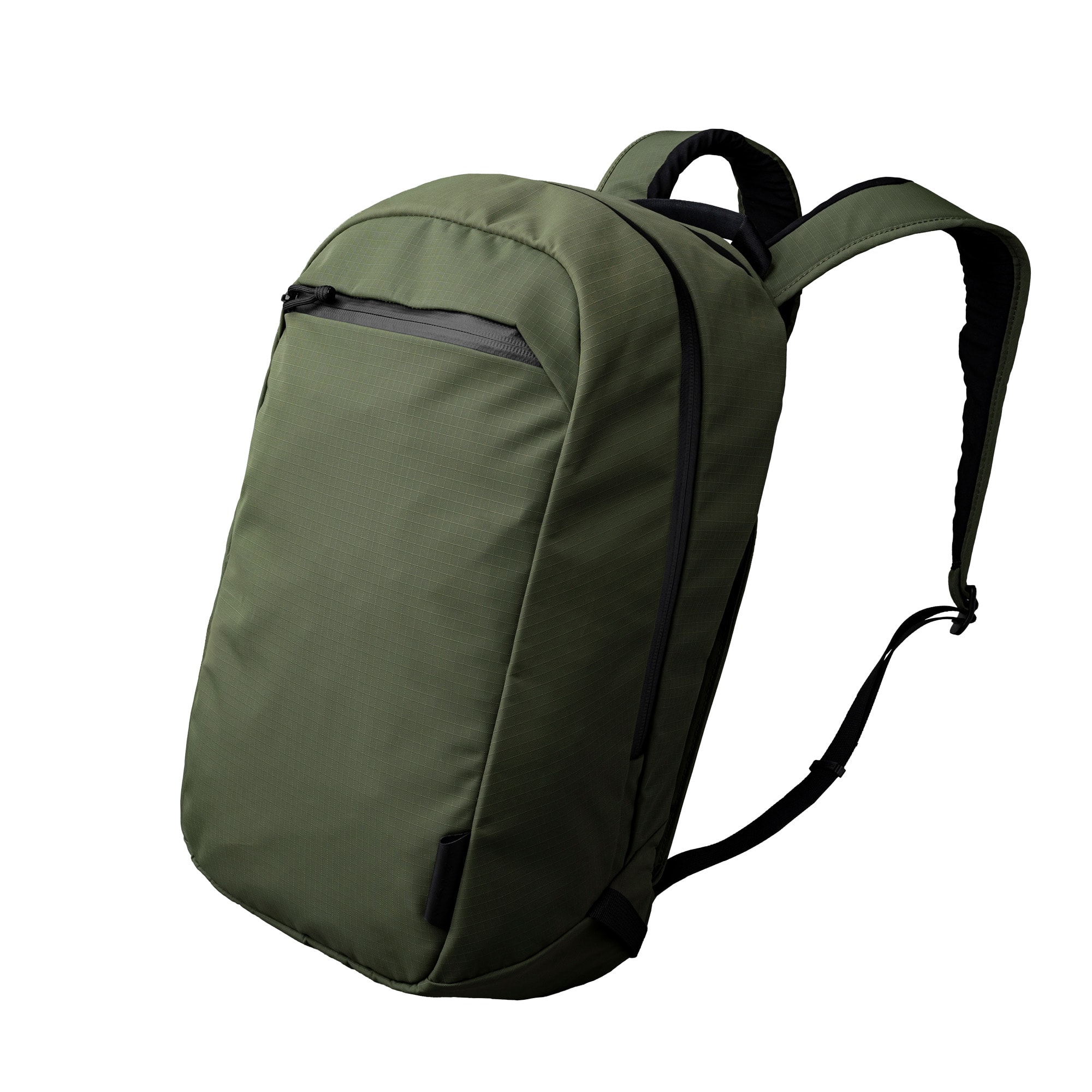 Front. ALPAKA - ALPAKA Aero Pack 16L Laptop Backpack with 16" Sleeve Lightweight Water-Resistant Travel Commuter Backpack - Black Axoflux 210D.