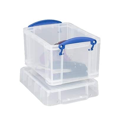 Really Useful Box - 3 Liter Snap Lid Storage Bin - Clear