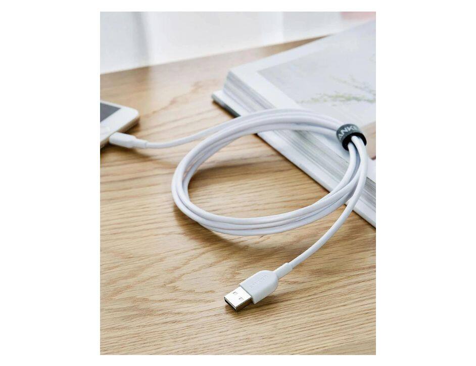 Back. Anker - Anker Ultra Durable Charging Cables - White.