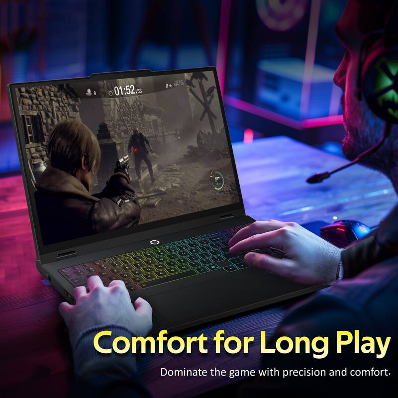 01:52.53  
0* 543.20  
Comfort for Long Play  
Dominate the game with precision and comfort.