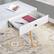 Alt View Zoom 15. OSP Home Furnishings - Kayla Mid-Century Writing Desk - White/Light Wood.