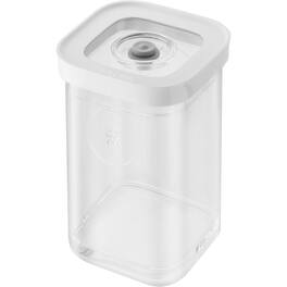 ZWILLING - Fresh & Save Cube Boxes, Plastic, Airtight Dry Food Container, Small Medium Height Cube, 2S Container, .87-qt - Clear