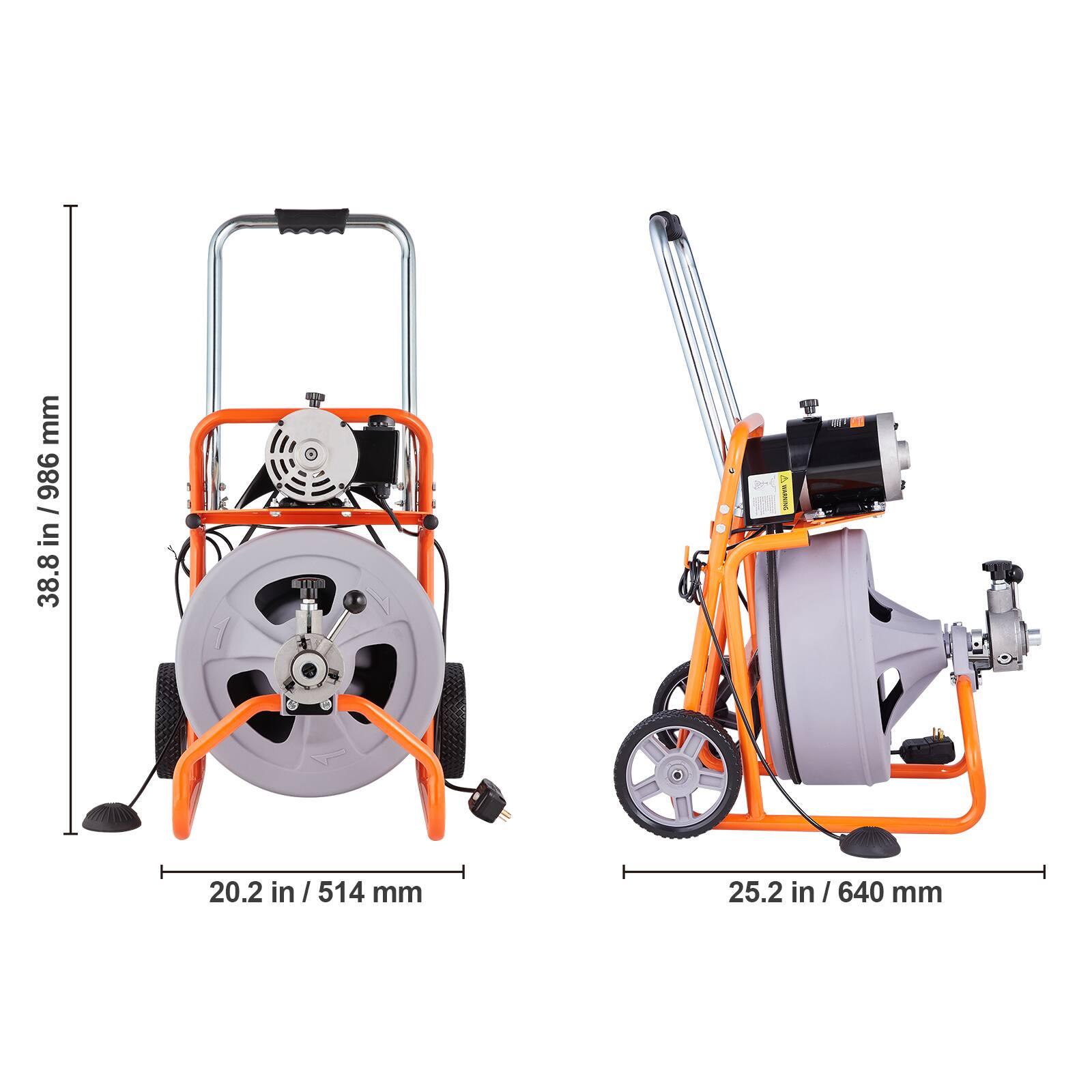 38.8 in / 986 mm
20.2 in / 514 mm
25.2 in / 640 mm