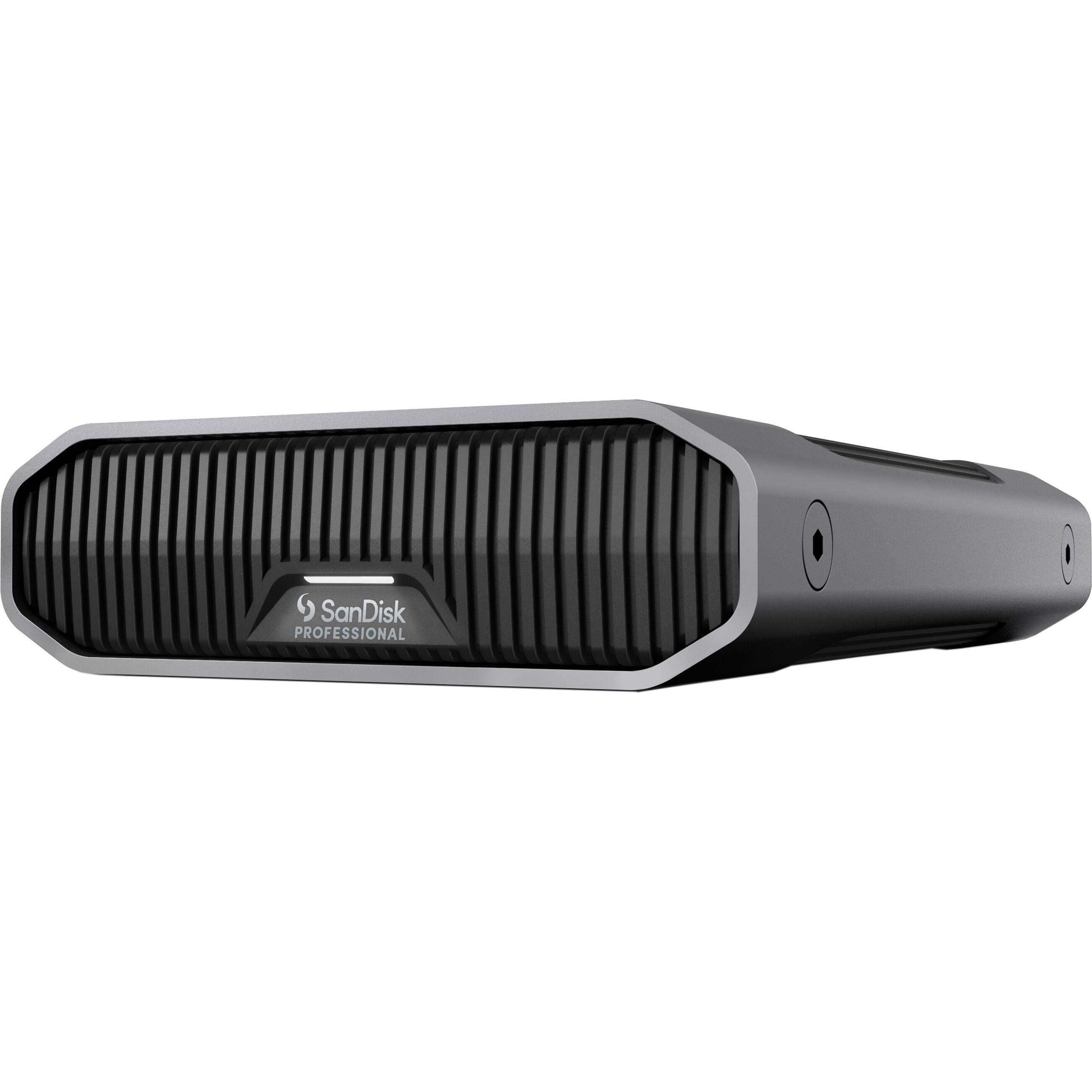 Alt View 11. SanDisk Professional - G-DRIVE 18TB External USB-C 3.2 Gen2 Hard Drive - Black.