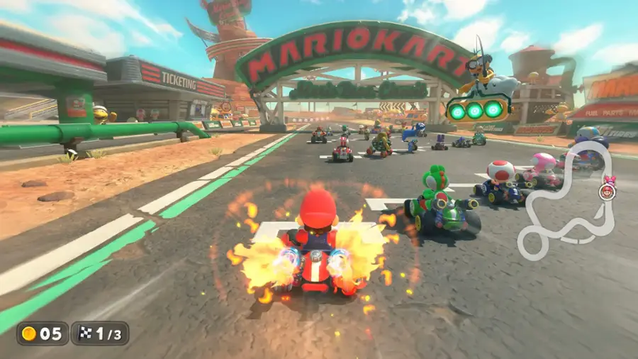 Mario Bros. Circuit Ticketing MarioKart EP Mario Bros. Circuit Mario Motors Tires 05 1/3