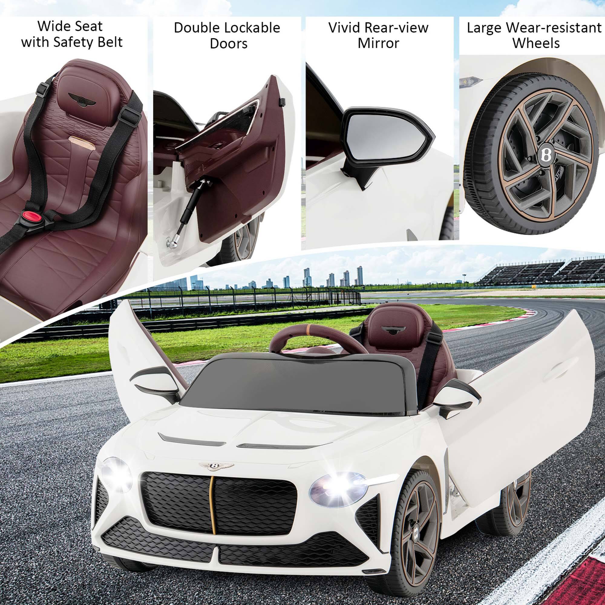 Wide Seat with Safety Belt  
Double Lockable Doors  
Vivid Rear-view Mirror  
Large Wear-resistant Wheels