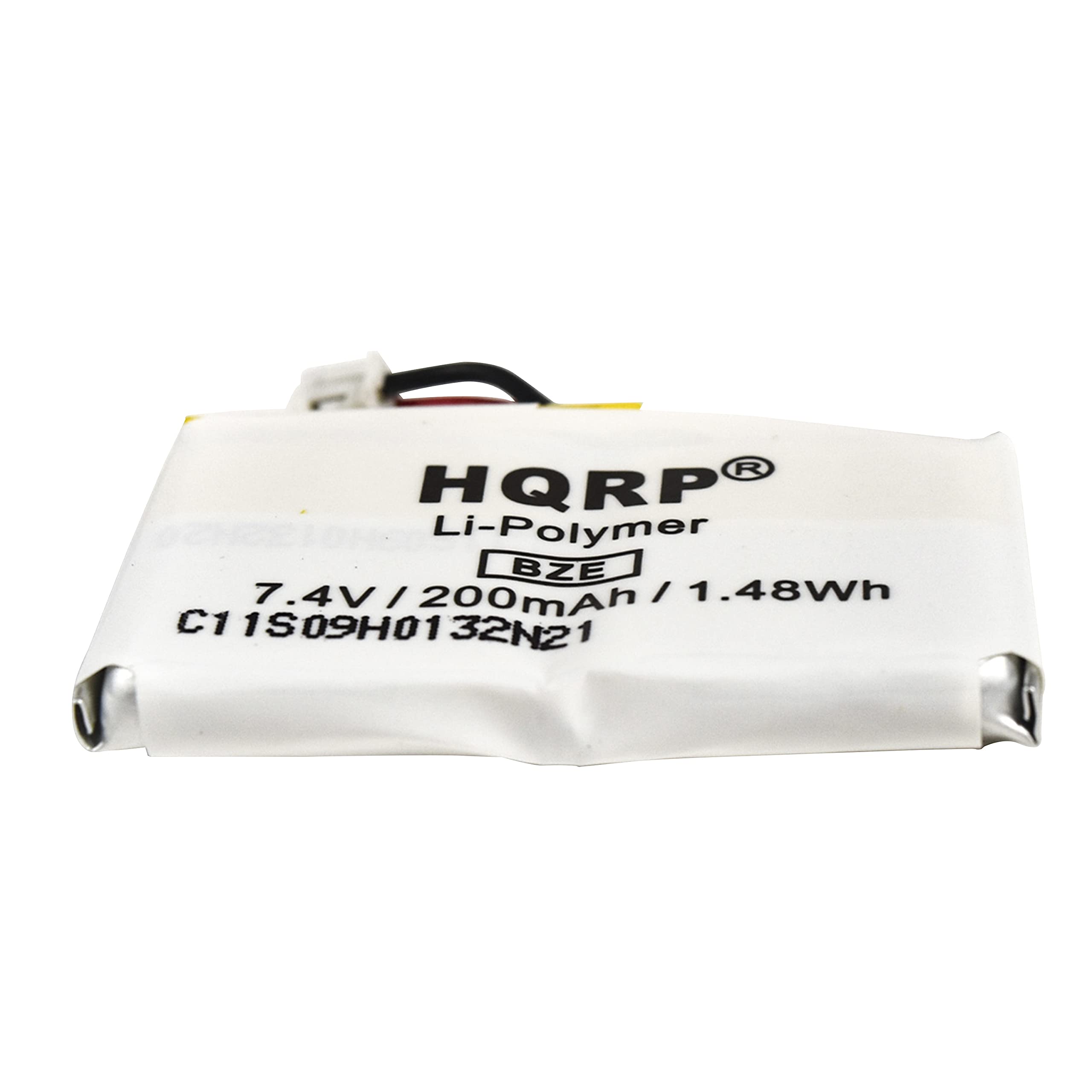 HQRP® Li-Polymer  
7.4V / 200mAh / 1.48Wh  
C11S09H0132N21  
BZE
