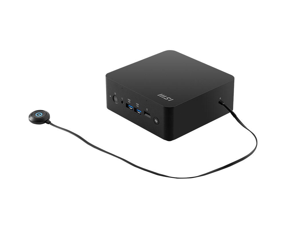 Alt View 1. MSI - Cubi NUC AI+ 2MG-023US - Black.