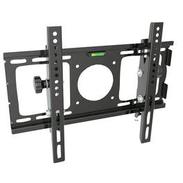 Pyle - 23” to 36” Flat Panel Tilted TV Wall Mount – Universal Mount with Tilt and Leveling Adjustments - Black