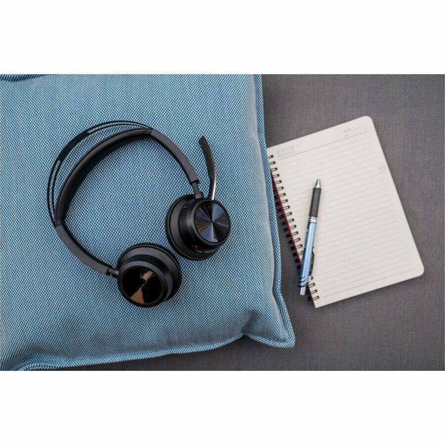 HP Poly Voyager Focus 2 USB C C Headset + USB C/A Adapter Google
