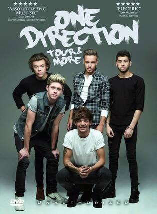 Front. One Direction - Tour & More - DVD.